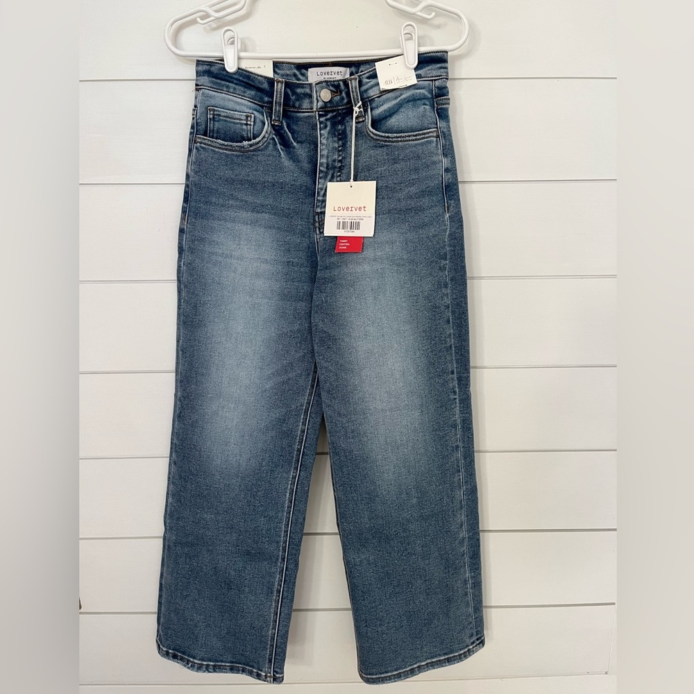 NWT, Lovervet Jeans, Size 28/7, Medium Wash